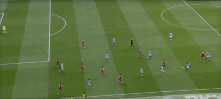 曼城4-0横扫利物浦哈兰德戴帽率队挺进四强